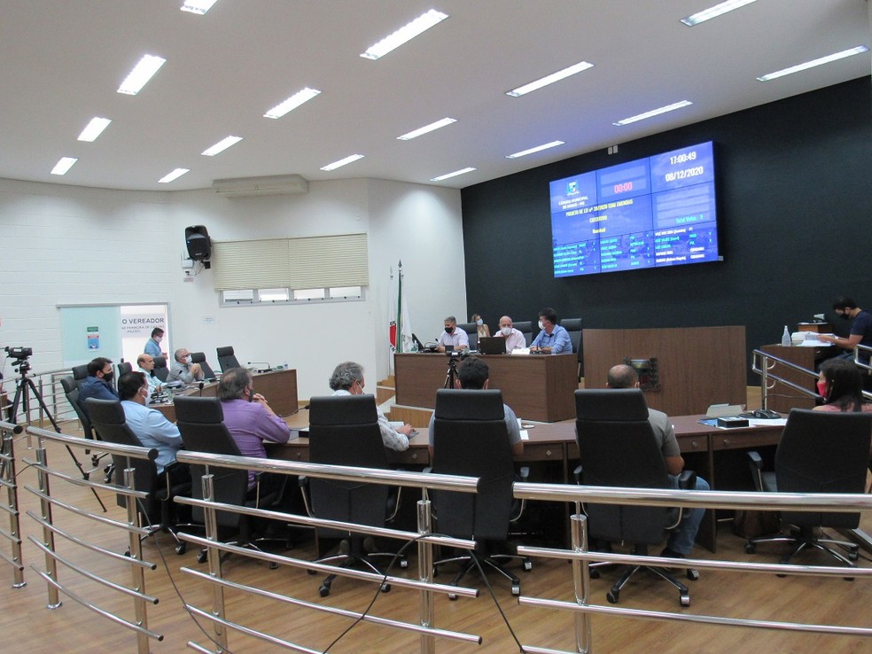 Vereadores de Araxá aprovam orçamento de R$ 475 milhões para o município em 2021 — Foto: Ascom/Câmara de Araxá