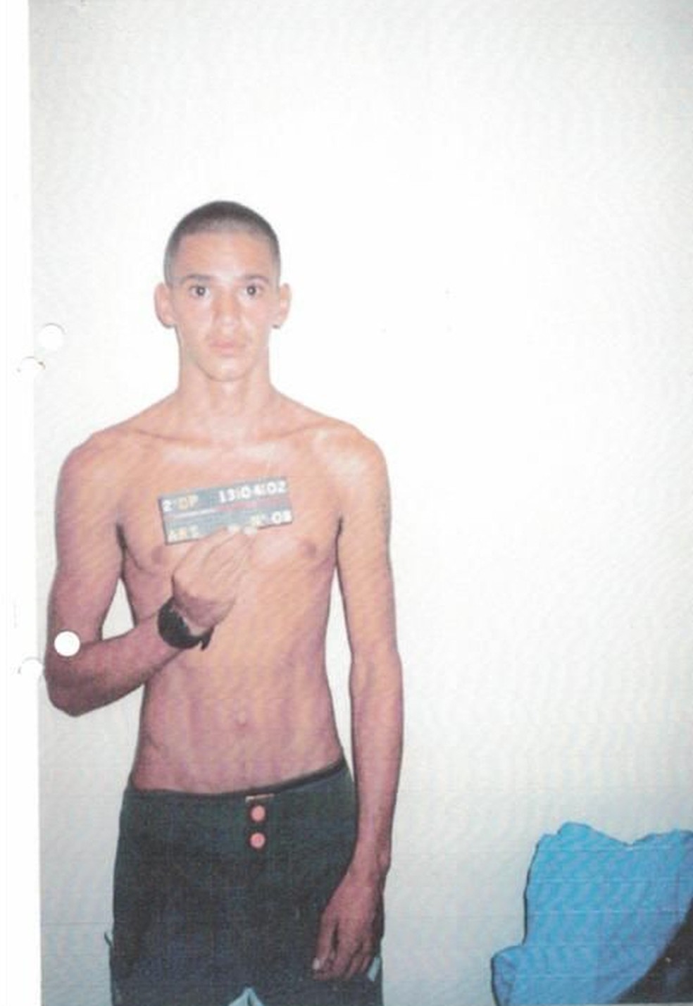 Foto tirada em 2003 na cidade de São Sebastião foi usada na condenção — Foto: Arquivo Pessoal