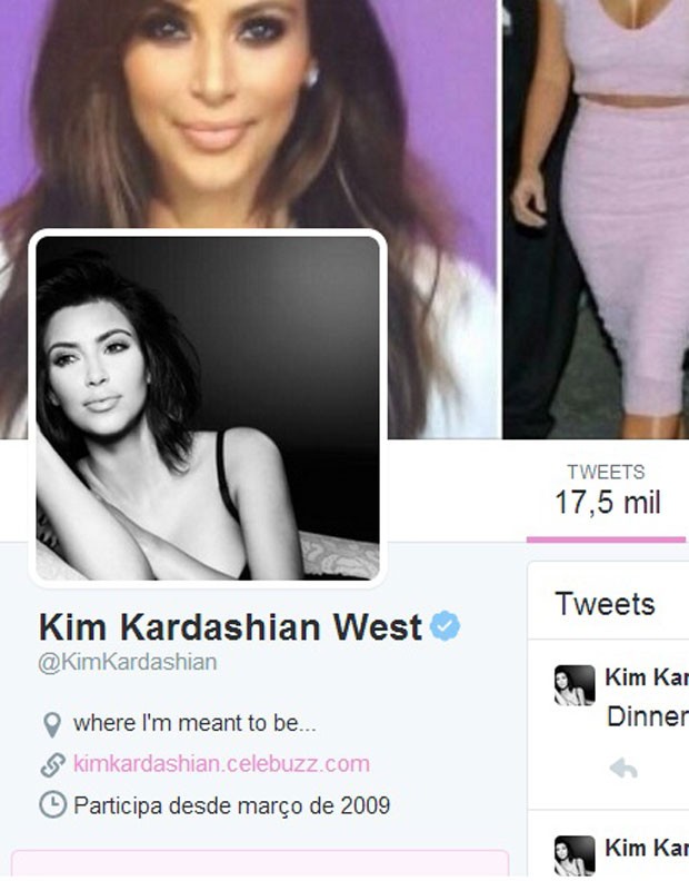 Kim Kardashian (Foto: Reprodução Twitter)
