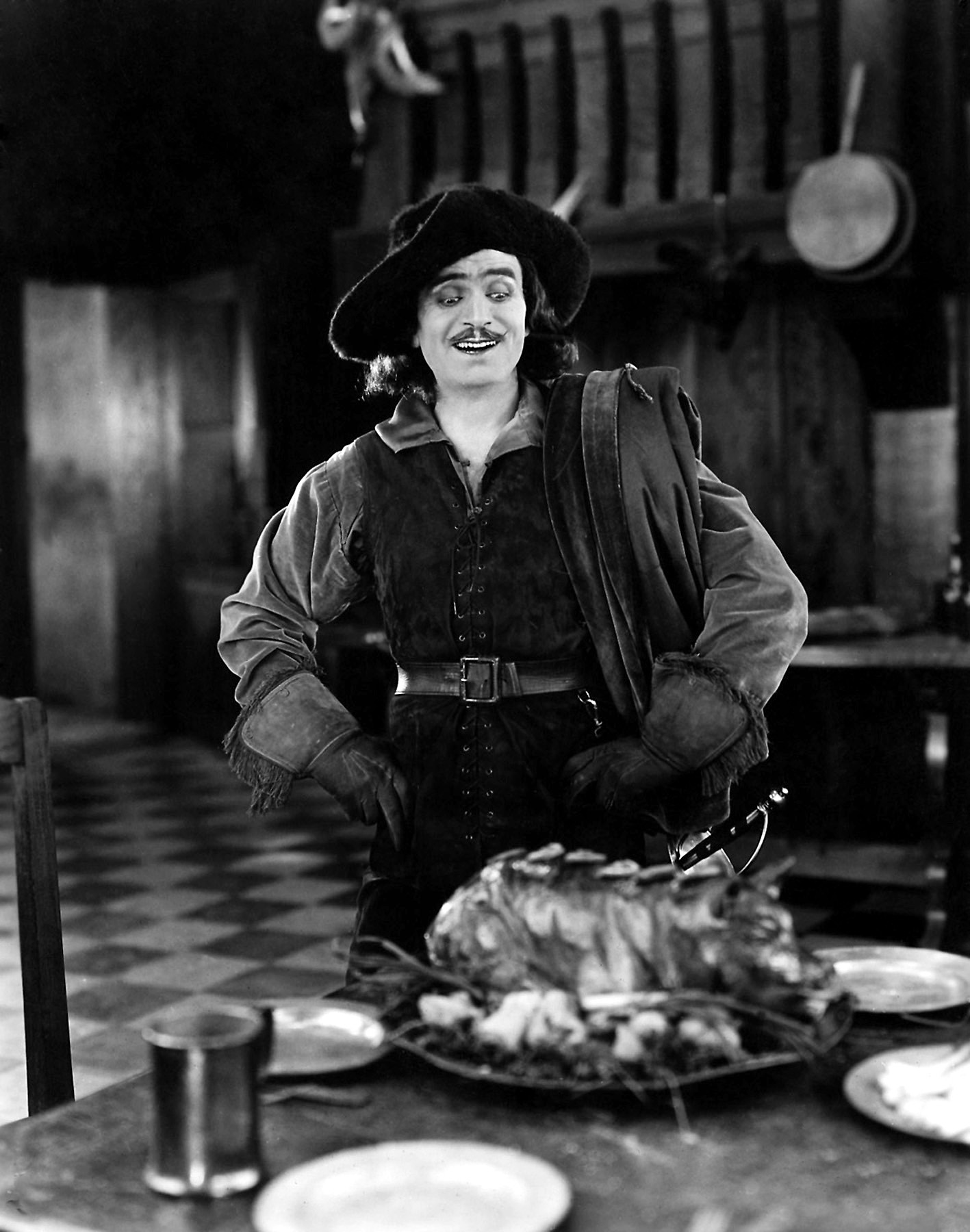 Douglas Fairbanks interpretou D'Artagnan em "Os três mosqueteiros" (1921), de Fred Niblo — Foto: Reprodução