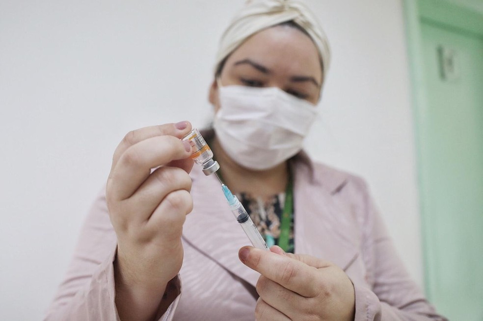 Estado recebeu, nesta primeira fase, 126.160 doses da vacina — Foto: Christiano Antonucci