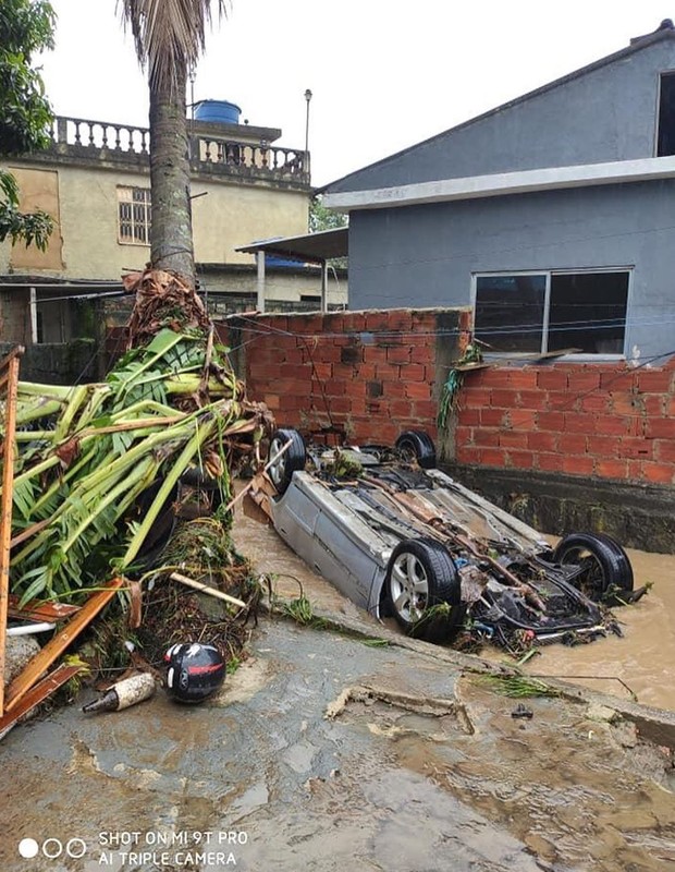 Estragos provocados pela chuva em Realengo (Foto: AF Assessoria/ Divulgação)