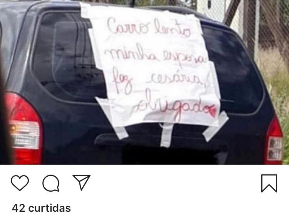 A iniciativa de uma família de Cascavel viralizou na internet — Foto: Reprodução/Instagram
