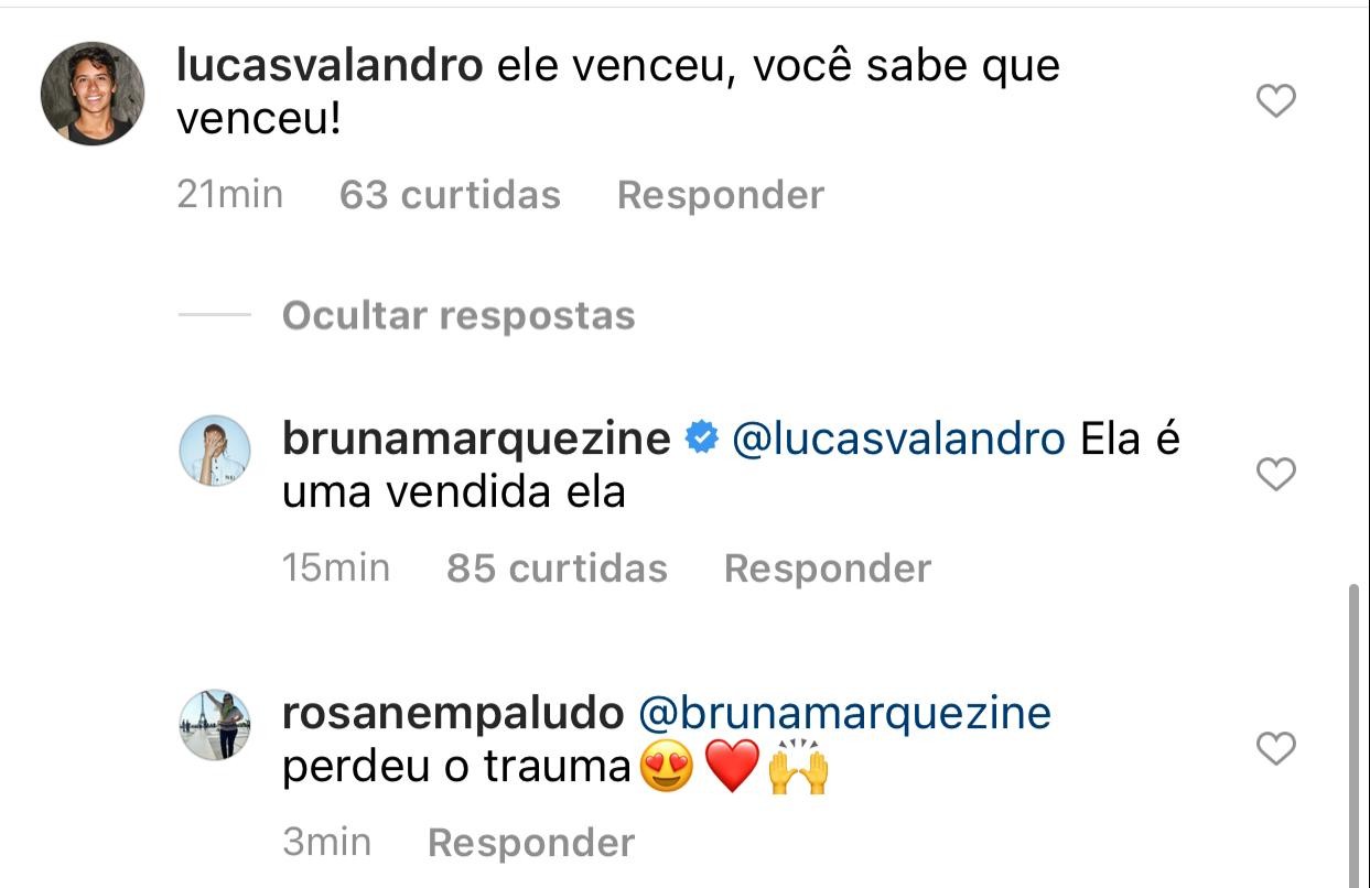 Bruna Marquezine comenta em foto de Enzo Celulari com pet (Foto: Reprodução / Instagram)