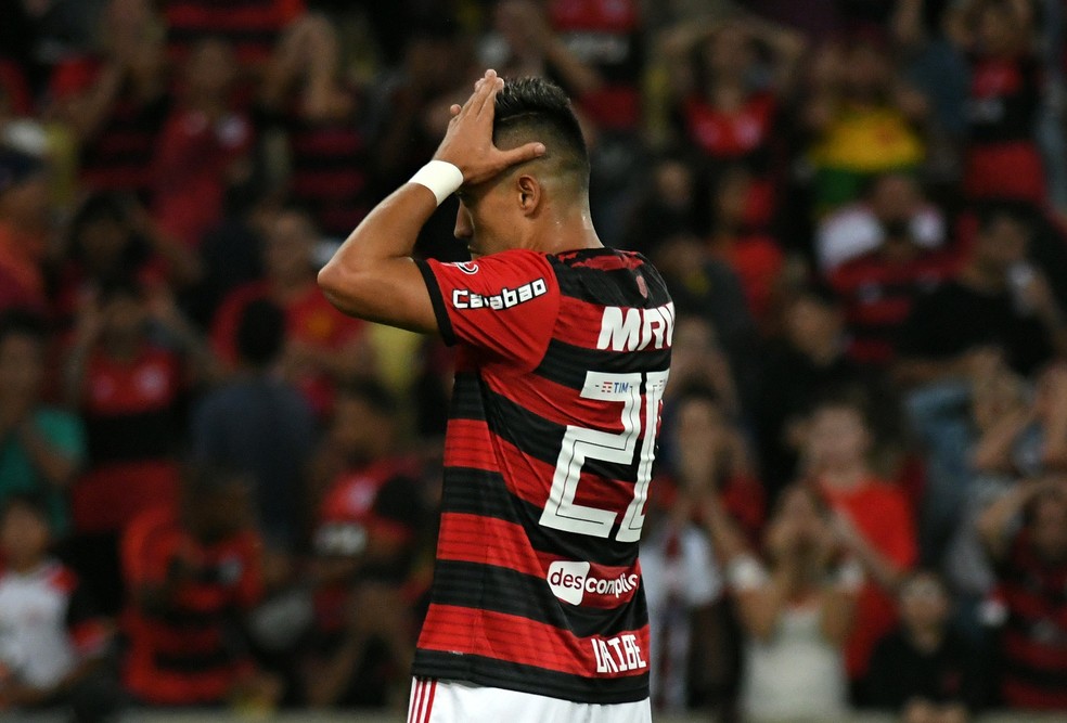 Uribe não vem tendo um bom desempenho com a camisa do Flamengo (Foto: Alexandre Durão/GloboEsporte.com)