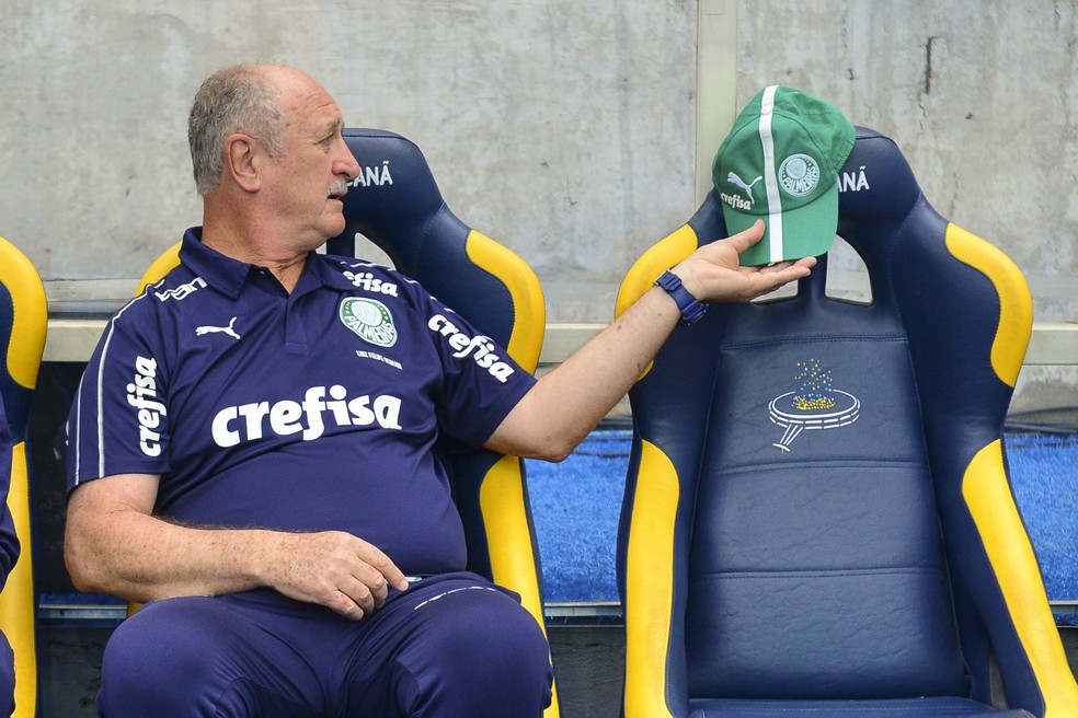 Luiz Felipe Scolari está sem clube desde que deixou o Palmeiras — Foto: CELSO PUPO/FOTOARENA/ESTADÃO CONTEÚDO