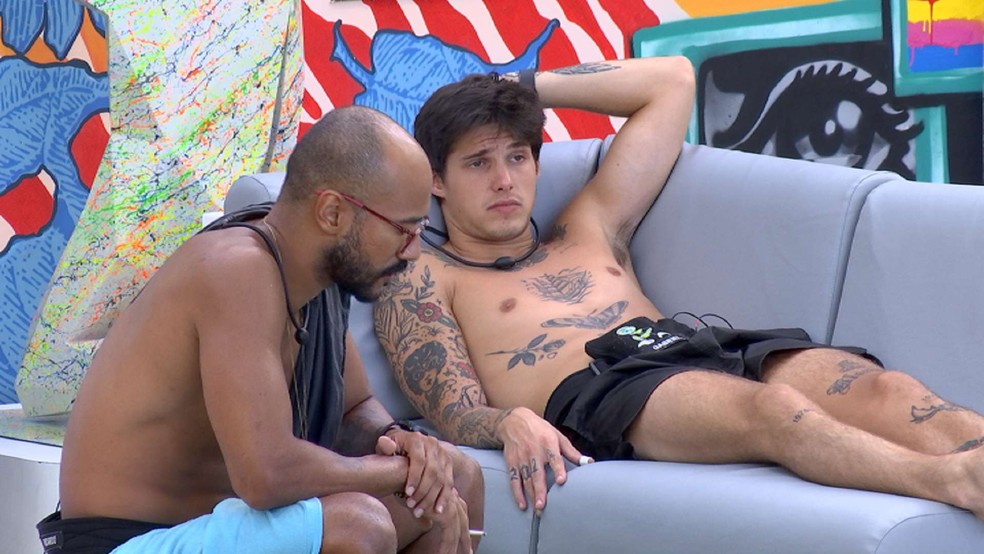 Gabriel comenta possível volta de Paredão: 'Vou voltar com o pé no chão' — Foto: Globo