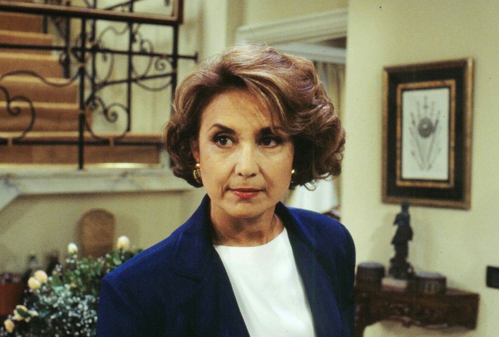 Eva Wilma em cena da novela 'O Mapa da Mina', de 1993 — Foto: Acervo Grupo Globo