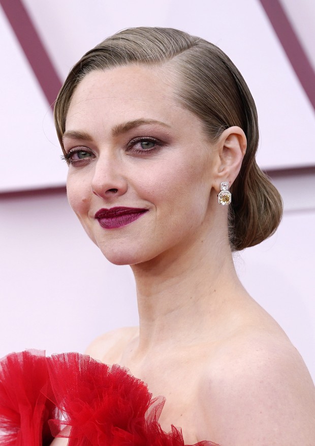 LOS ANGELES, CALIFORNIA – APRIL 25: Amanda Seyfried attends the 93rd Annual Academy Awards at Union Station on April 25, 2021 in Los Angeles, California. (Photo by Chris Pizzello-Pool/Getty Images) (Foto: Getty Images)