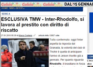 Imprensa italiana coloca zagueiro Rhodolfo na mira do Inter de Milão