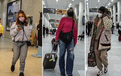 Aerolooks: Larissa Manoela, Taís Araujo e outros famosos são clicados em aeroporto