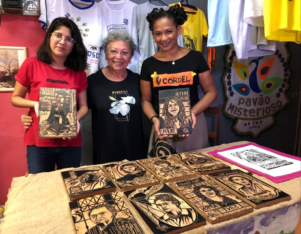 Coleção homenageia dez mulheres potiguares. — Foto: Paulo Martins/Inter TV Cabugi