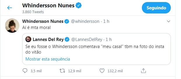 Tweet de Whindersson Nunes (Foto: Reprodução/Twitter)