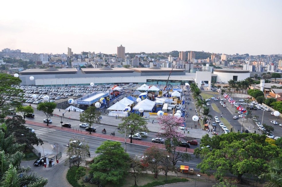 Hospital de campanha será montado dentro do Expominas. — Foto: Governo de MG/Divulgação