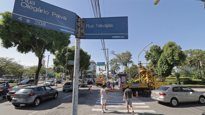 Canteiro central da rua Olegário Paiva, em Mogi, é aberto para mudanças de  trânsito na região do Shangai, Mogi das Cruzes e Suzano