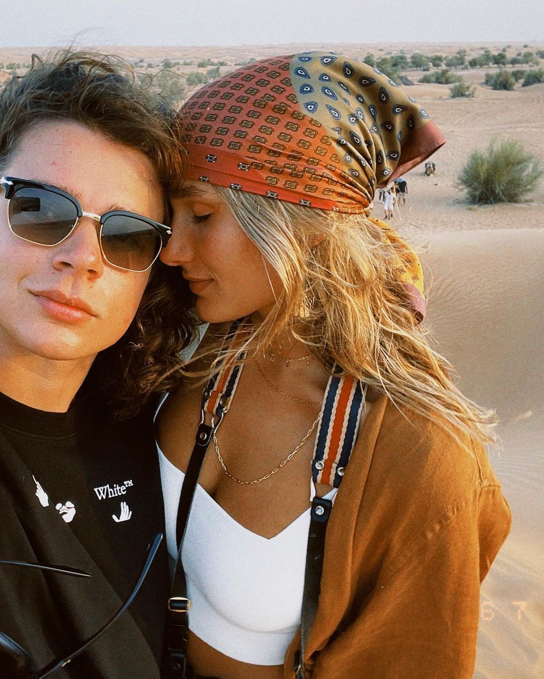 Sasha e João se despedem do deserto (Foto: Reprodução/Instagram)