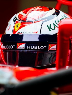 Kimi Raikkonen guia SF70H pré-temporada F1 (Foto: Reprodução)