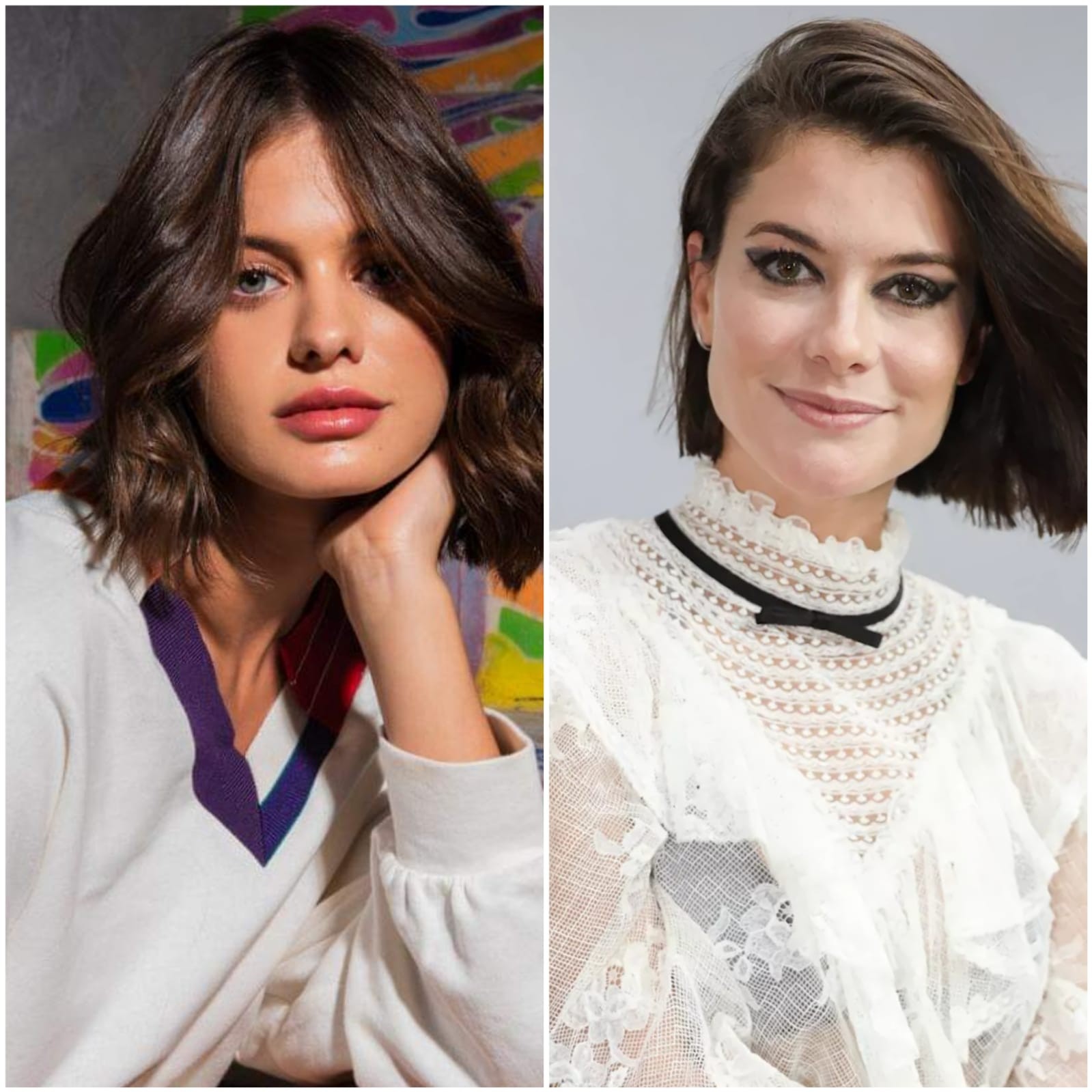 Sara Vidal tem beleza comparada com Alinne Moraes (Foto: Fernanda Candido e Lucas Ramos/AgNews)