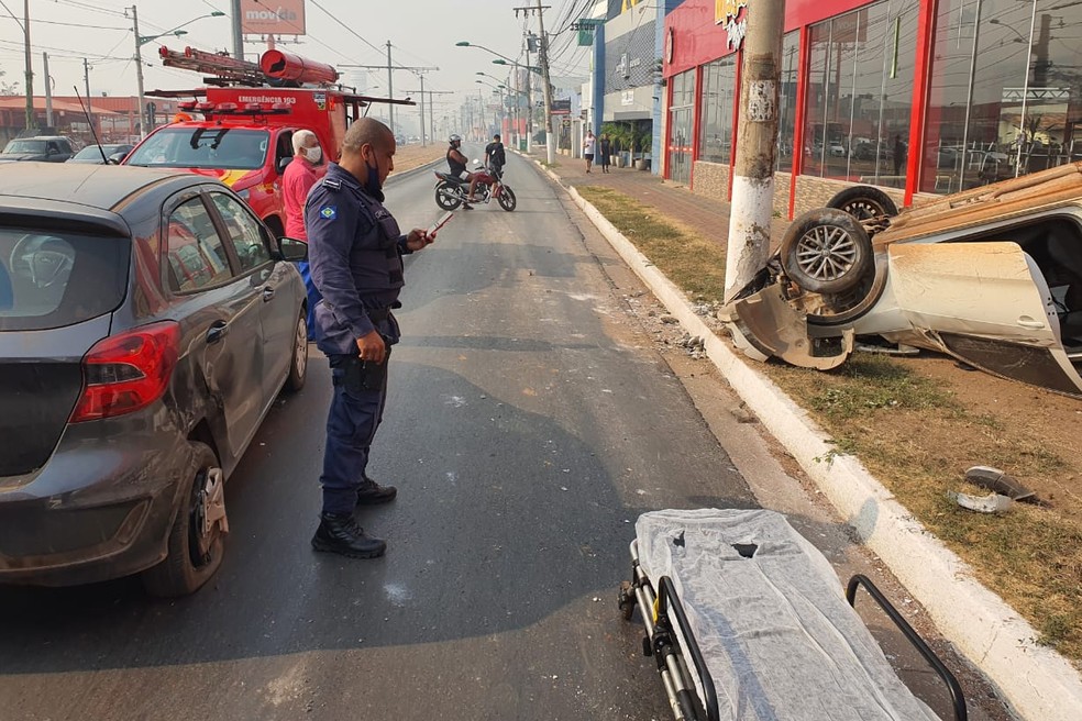 Ocorrência foi atendida pela Guarda Municipal e Corpo de Bombeiros — Foto: Guarda Municipal