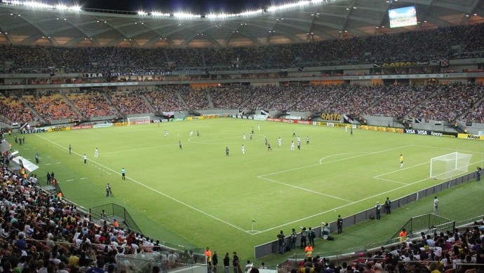 Arena da Amazônia - evento-teste (Foto: Fabrício Marques)