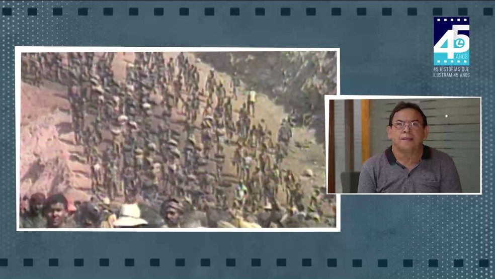 45 anos da TV Liberal: A corrida pelo ouro em Serra Pelada na visão de Ismar Antônio — Foto: TV Liberal