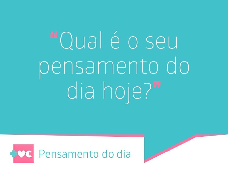 Pensamento do Dia