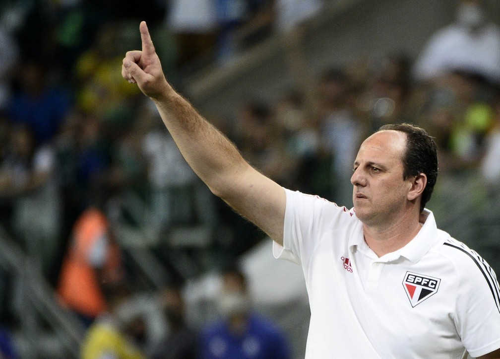 Rogério Ceni em Palmeiras x São Paulo — Foto: Marcos Ribolli