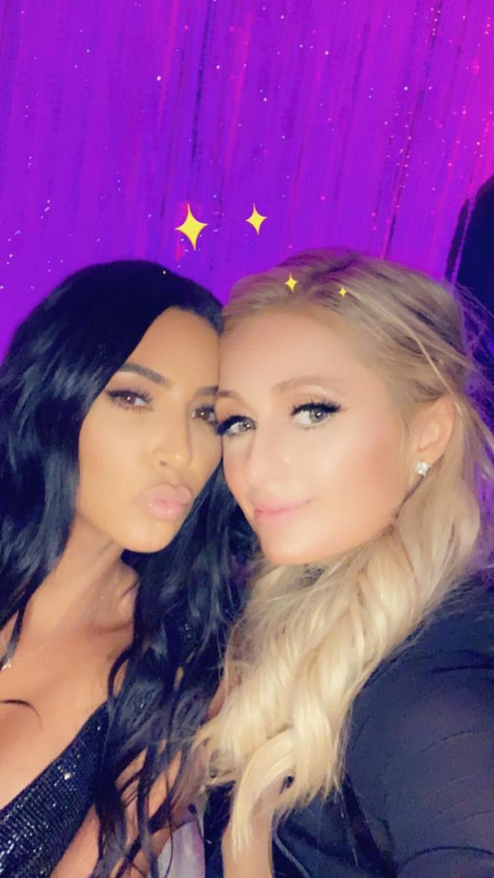 Kim Kardashian e Paris Hilton (Foto: Reprodução/Instagram)