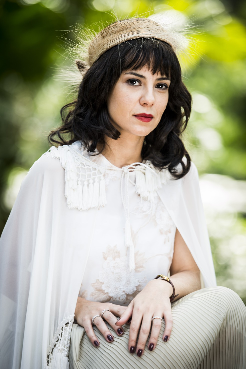 Andreia Horta será Lucinda, capaz de tudo para separar Maria Vitória e Inácio (Foto: João Miguel Junior/Globo)