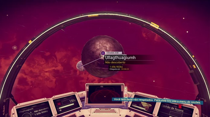 Siga as anomalias especiais em No Mans Sky para encontrar essa estação espacial (Foto: Reprodução/Rafael Monteiro)