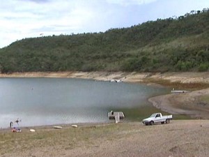 Represa Lago de Furnas Capitólio MG (Foto: Reprodução/TV Integração)