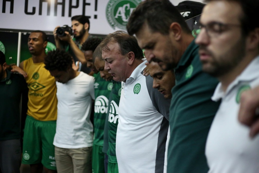 Maringá  precisou lidar duplamente com o luto no ano de reconstrução da Chapecoense (Foto: Sirli Freitas/Chapecoense)