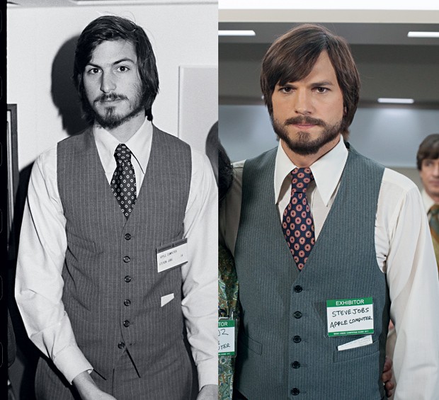 Steve Jobs e Ashton Kutcher (Foto: divulgação)