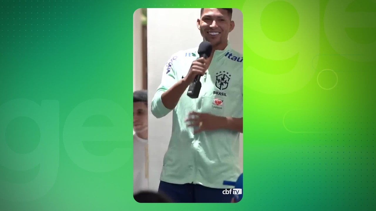 Rony na Seleção Brasileira: veja como foi o trote do atacante do Palmeiras