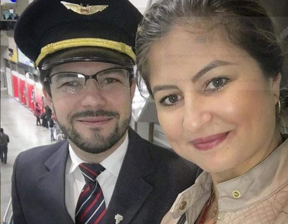  Daniel Queiroz Neiva trabalhava como piloto de avião e morava em Guarulhos (SP) com a esposa e as filhas — Foto: Arquivo Pessoal/Deisi Morvan