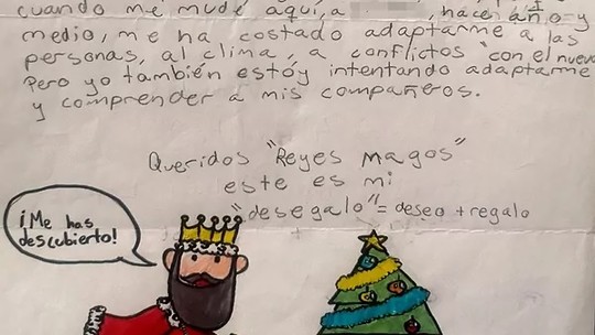 Após sofrer bullying, menino faz carta emocionante para os Reis Magos pedindo:  "Amizade, compreensão e companheirismo"