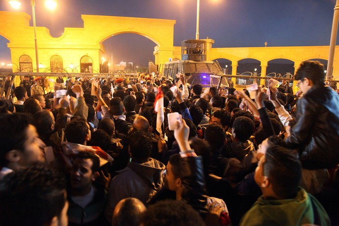 Zamalek Egito briga confusão (Foto: AP)