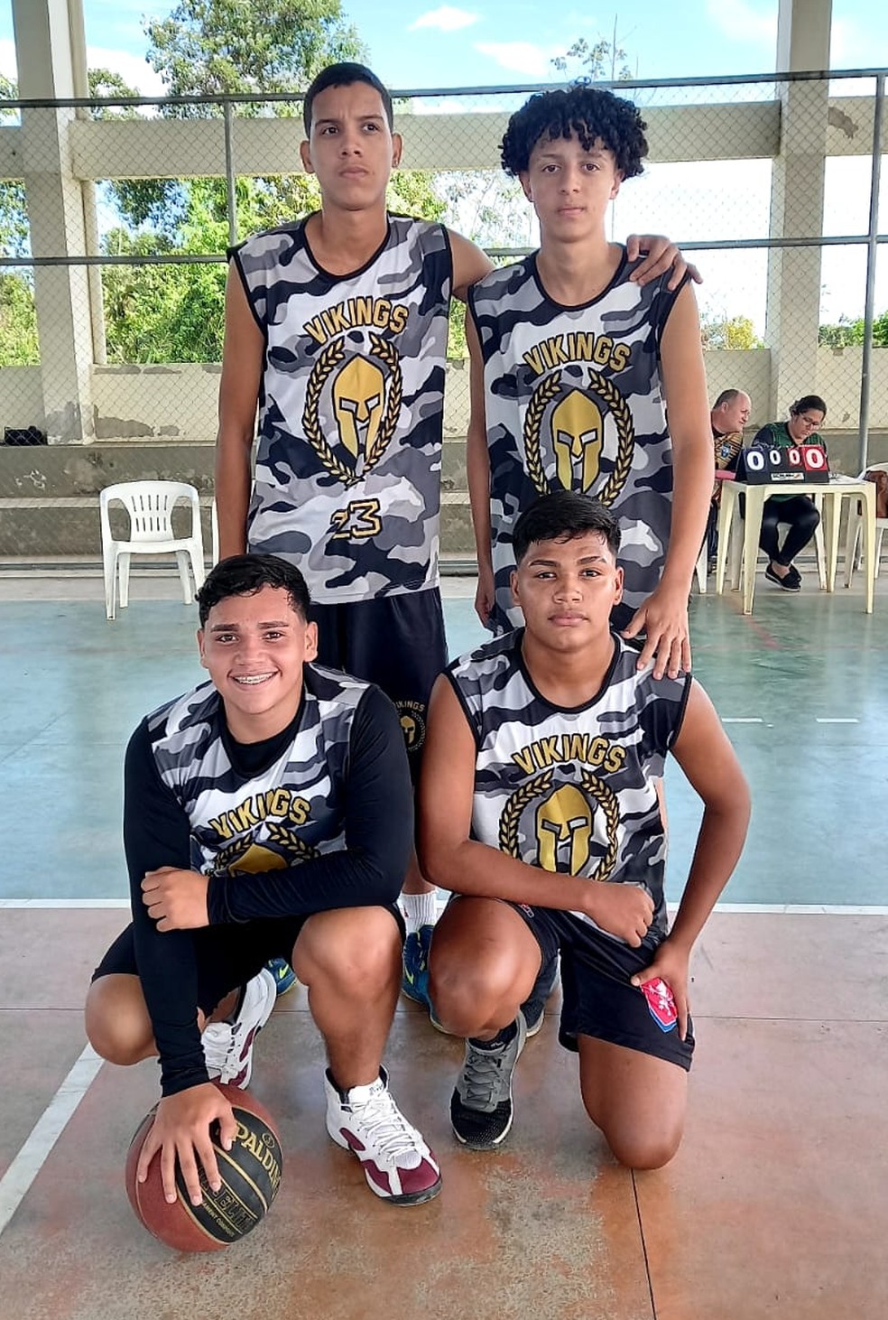Vikings é campeão da seletiva de basquete 3x3 da regional Alto Acre na categoria Sub-18 — Foto: Divulgação/Feab