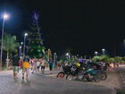 Lançamento de decoração natalina é cancelado após chuva em Manaus