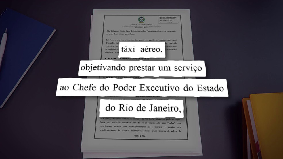 Governo abriu licitação para contratação de táxi aéreo (Foto: Reprodução/TV Globo)