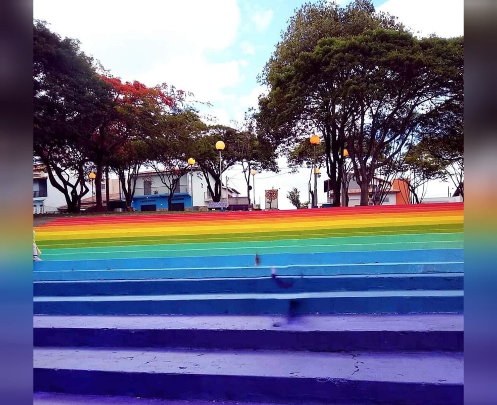 Praça da Bíblia em Boituva — Foto: Arquivo Pessoal