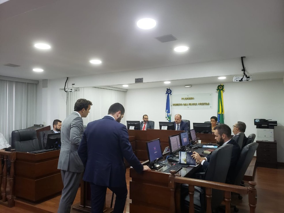 Julgamento do Flamengo no TJD-RJ — Foto: Felipe Siqueira