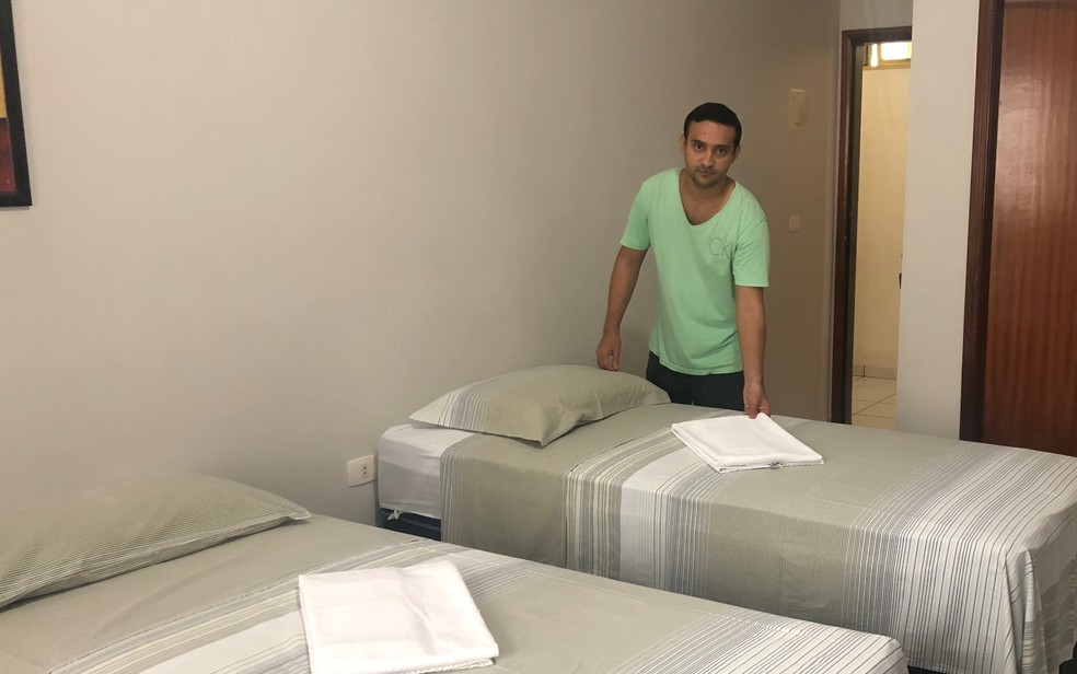 Hospedagem na cidade de Goiás, que recebe a Procissão do Fogaréu — Foto: Paula Resende/G1