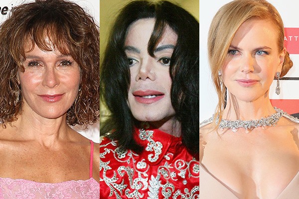 Jennifer Grey, Michael Jackson, Nicole Kidman já mudaram tanto que já tínhamos esquecido como eles eram antes das cirurgias (Foto: Getty Images)