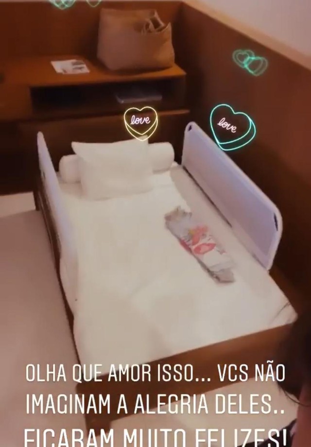 Thais Fersoza se emociona ao mostrar evolução dos filhos saindo do berço para a mini cama (Foto: Reprodução/Instagram)