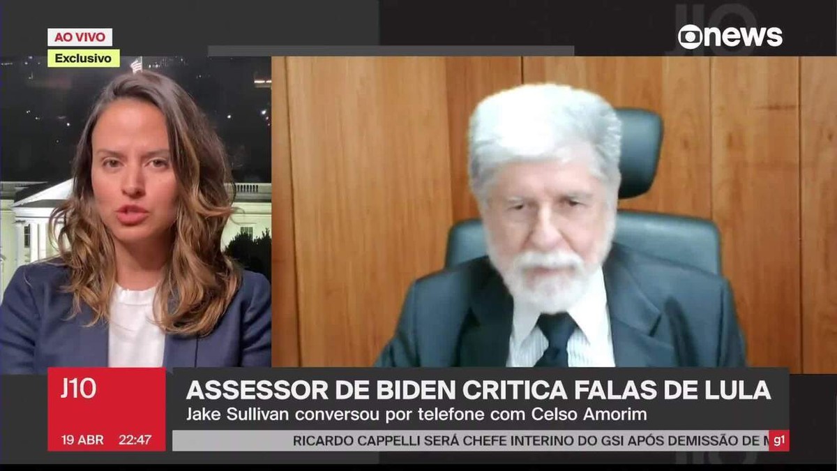 In a conversation with Celso Amorim, the US National Security Adviser expressed concern about Lula’s remarks  world