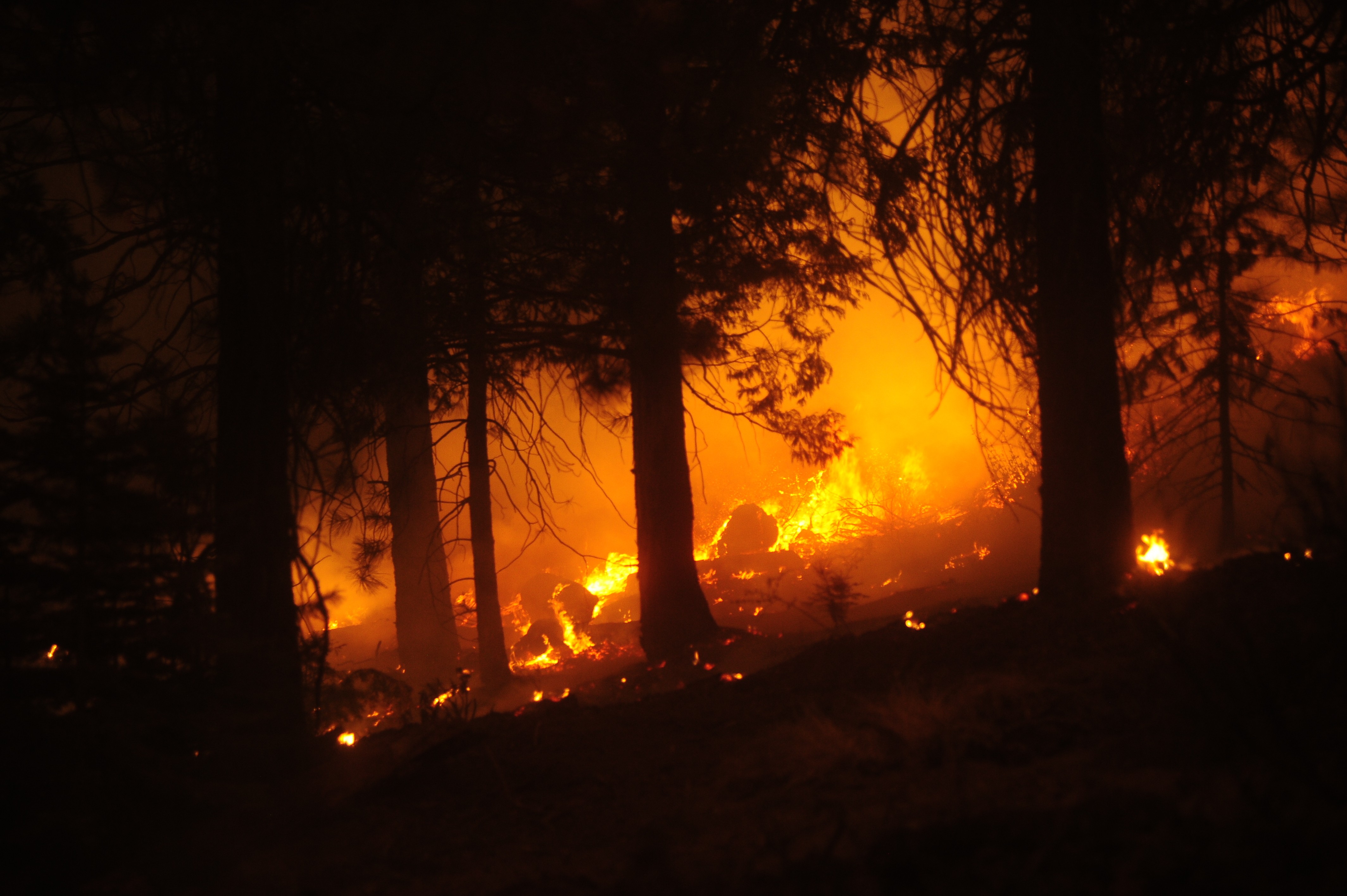 Incêndio em Fresno, na Califórnia, em 2020 (Foto: Getty Images)