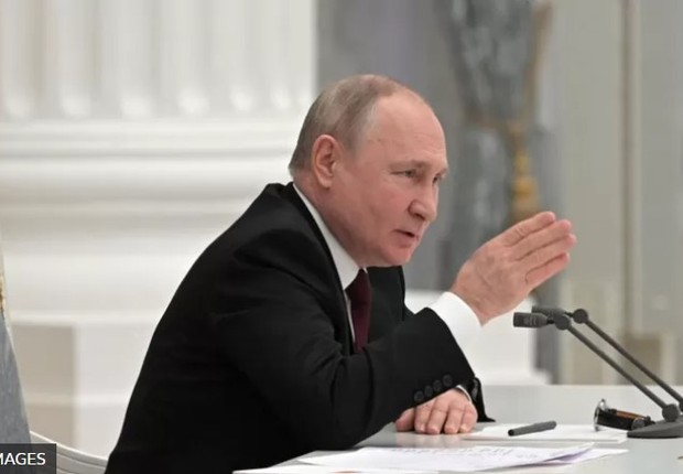 O presidente russo, Vladimir Putin, ordenou na semana passada a invasão da Ucrânia (Foto: Getty Images)
