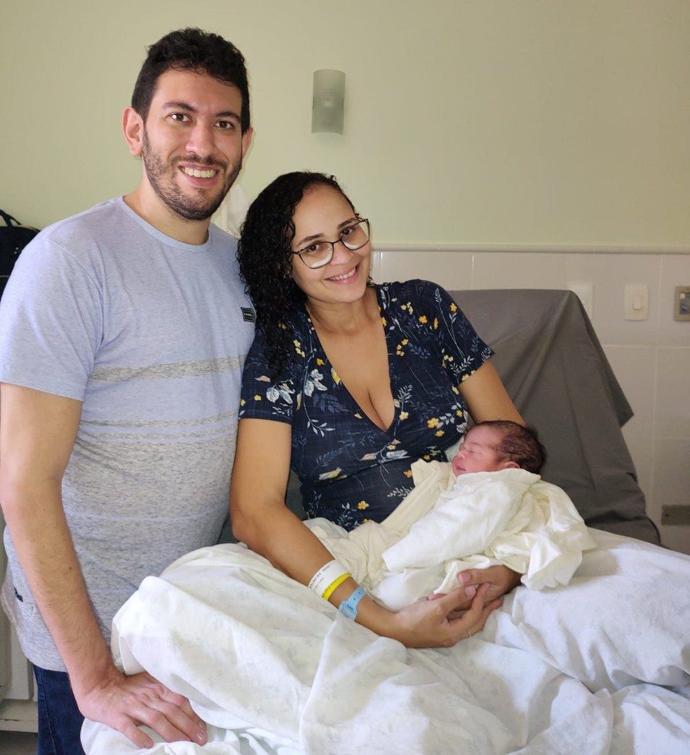 Pai relata 'nervosismo e emoção' ao ajudar parto do próprio filho em casa no Piauí; 'vivi a situação mais louca da minha vida' — Foto: Arquivo Pessoal/João Imperes