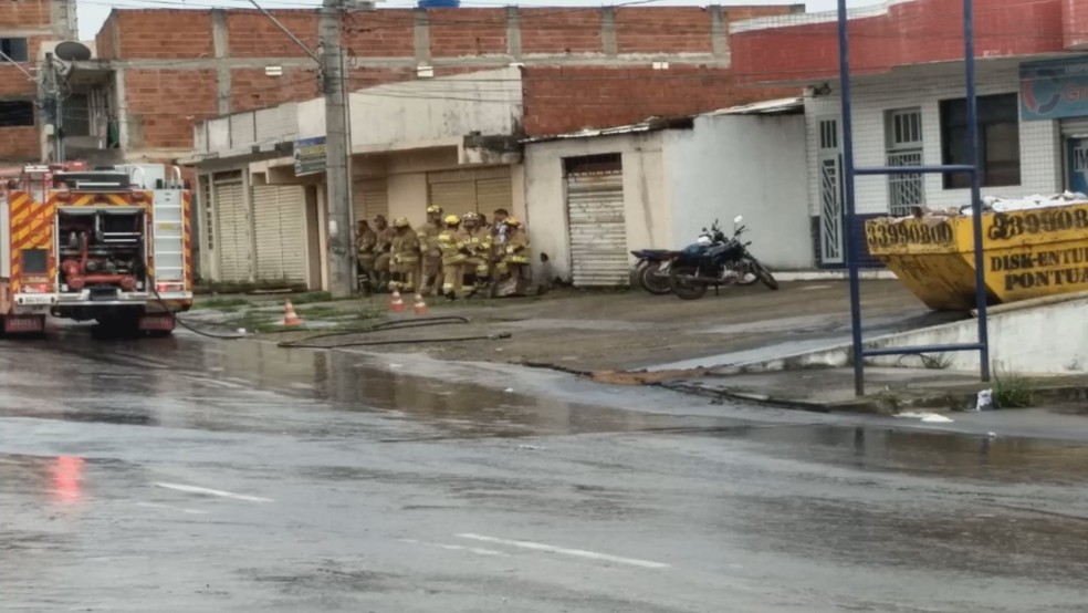 Vazamento de material tóxico em Águas Claras, no DF — Foto: Arquivo pessoal